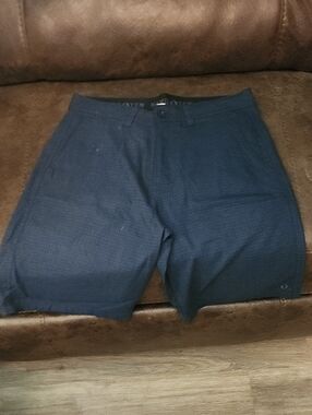 Hang Ten Men's Dark Blue Flat-Front Shorts